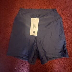 Hapari navy tummy tuck shorts